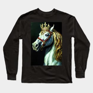 Horse with Crown Long Sleeve T-Shirt